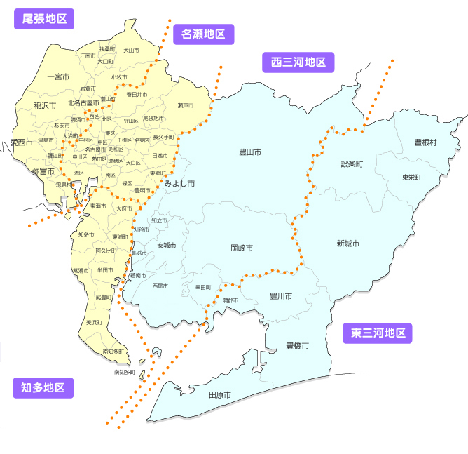 愛知県地図